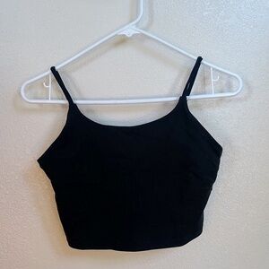 Black bra top
